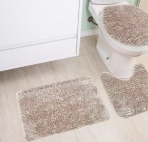 JG TAPETE BANHEIRO DIAMOND GOLD (3 PCS) BEGE TAPETES JUNIOR