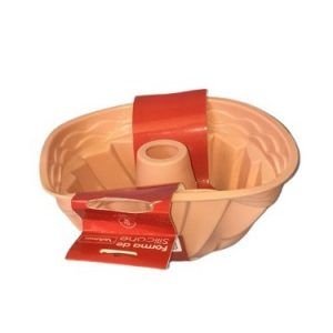 FORMA DE SILICONE P/ BOLO/PUDIM 23 CM ROSA WELLMIX 5232