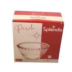 POTE DECORATIVO CRISTAL 14 CM TRANSP PEROLA WELLMIX