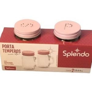 PORTA TEMPEROS 2PCS TAMPA COLORIDA WELLMIX