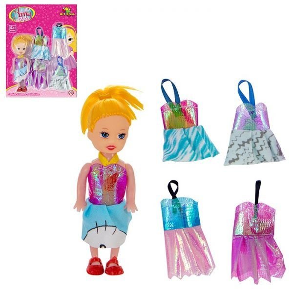 BONECA LITTLE AMY C/ 4 VESTIDOS ZEIN Z421830