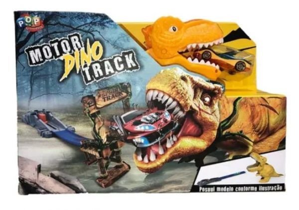 PISTA MOTOR DINO TRACK C/ CARRINHO SAKES TOY21001