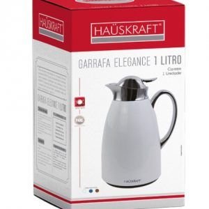 GARRAFA ELEGANCE 1 LITRO BRANCA HAUSKRAFT ETILUX