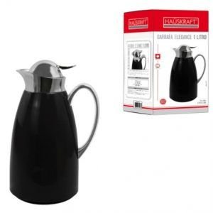 GARRAFA ELEGANCE 1 LITRO PRETA HAUSKRAFT ETILUX