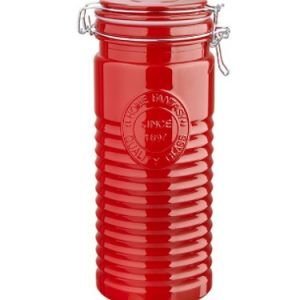 POTE VIDRO TAMPA HERMETICA VELVETY VERMELHO 1,3 LT ETILUX