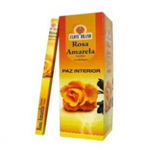 INCENSO CLOVE ROSA AMARELA C/7 INTIMATE