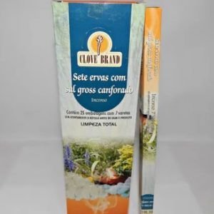 INCENSO CLOVE SETE ERVAS C/ SAL GROSSO C/7 INTIMATE