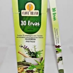 INCENSO CLOVE TRINTA ERVAS C/7 INTIMATE