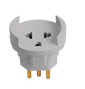 PINO ADAPTADOR  2P + T   CINZA  ILUMI  I.1209
