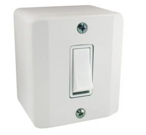 INTERRUPTOR 1 TECLA SIMPLES BRANCA S/X RADIAL 1902002