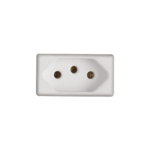 MODULO TOMADA 2P+T (10A/250V)  BRANCO TRAMONTINA   57115030