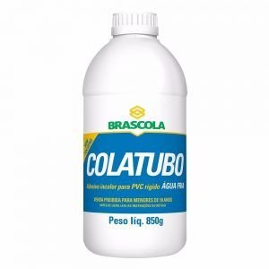 ADESIVO PVC COLA TUBO FRASCO 850 GR BRASCOLA
