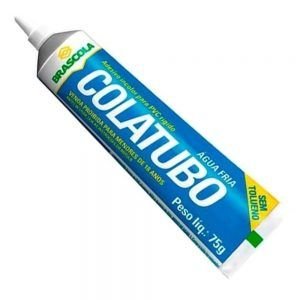 ADESIVO PVC COLA TUBO 75GR ( CX C/16 ) BRASCOLA