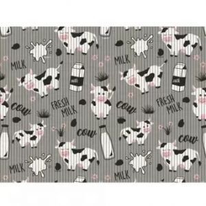 TAPETE TROPICAL  MU MU CINZA 2.0    0,43 X 15 MT  KAPAZI