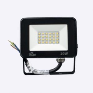 REFLETOR LED 20W PRETO BIVOLT 6,5K ECONOMAX