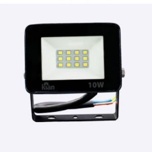 REFLETOR LED 10W PRETO BIVOLT 6,5K ECONOMAX