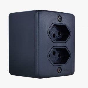 TOMADA DUPLA SEPARADAS BLACK  S/X 10A  RADIAL 1905115