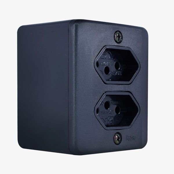TOMADA DUPLA SEPARADAS BLACK  S/X 20A  RADIAL 1905215