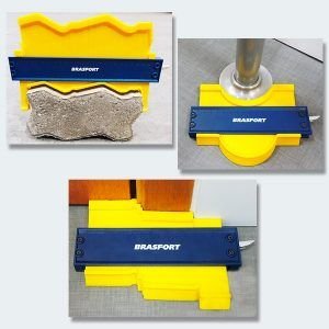 GABARITO COPIADOR DE CONTORNO 6 POL (150 MM) BRASFORT B.7971