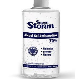 ALCOOL GEL  500 ML    SUPER STORM   PULVITEC