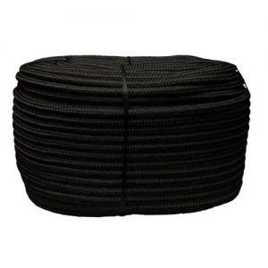 CORDA SEDA PRETA 08MM (240 M) REGRA/ SUL CORDAS