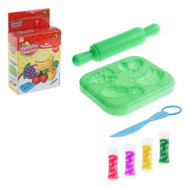 MASSINHA DE MODELAR FRUTINHAS 7 PECAS ZEIN Z413590