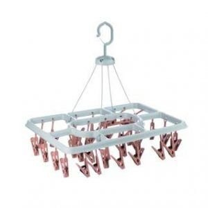 VARAL RETANGULAR C/ 36 PRENDEDORES EKO Z PLASTIC 611