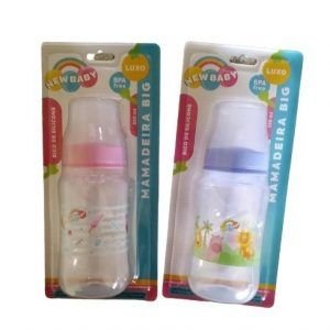 MAMADEIRA LUXO BIG 320 ML BICO SILICONE NEW BABY