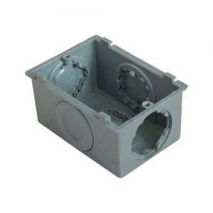 CAIXA MULTIPLA X CINZA ESCURO LIZFLEX PLASTIBOX TRAMONTINA