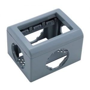 CAIXA SOBREPOR 3 MODULOS CINZA LIZFLEX PLASTIBOX TRAMONTINA