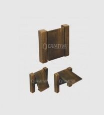 PUXADOR ZAMAC GANGORRA 32MM DOURADO FOSCO AKROSUL