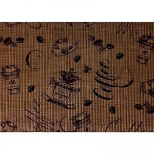 TAPETE TROPICAL CAFE EXPRESSO  0,43 X 1,30M   KAPAZI