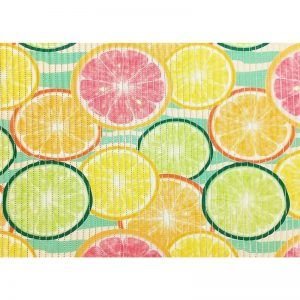 TAPETE TROPICAL CITRICO    0,43 X 15 MT  KAPAZI