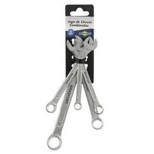 JOGO CHAVE COMBINADA 8 A 17 MM (5 PCS) BRASFORT B.6037