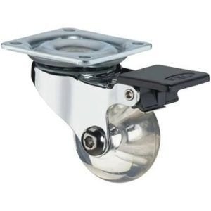 RODIZIO GEL GIRATORIO C/ FREIO 2 - 50 MM ATE 35KG MTX