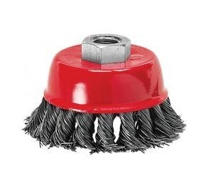 ESCOVA ACO CARB. T COPO 4 POL100MM C/ ROSCA M14 MTX 6289##