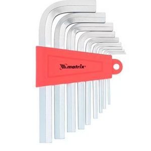 JOGO DE CHAVES HEXAGONAIS CURTA 2 - 12 MM MTX 123019