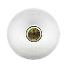 PLAFON BRANCO COM RECEPTACULO LOUCA  ECCO  RADIAL 2101012