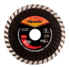 DISCO CORTE DIAMANTADO  TURBO 125 X 22,2 MM SPARTA MTX 11955