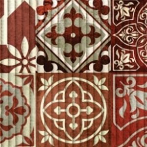 TAPETE TROPICAL  AZULEJO CERAMICA    0,43 X 5 MTS    KAPAZI