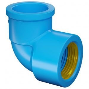 JOELHO 90  AZUL C/BUCHA LATAO  25MM X 1/2      FORTLEV