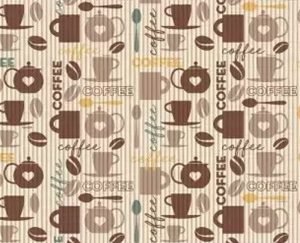 TAPETE TROPICAL  COFFEE 2.0    0,43 X 5 MTS  KAPAZI