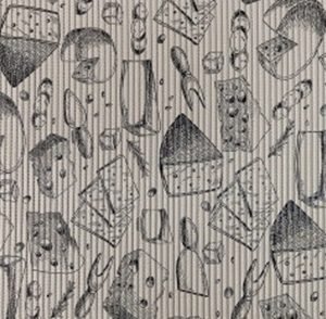 TAPETE TROPICAL  CHEESE 2.0  0,43 X 5 MTS  KAPAZI