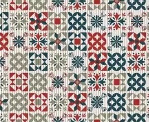 TAPETE TROPICAL  AZULEJOS 2.0    0,65 X 5 MTS  KAPAZI