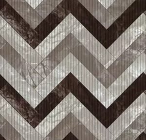 TAPETE TROPICAL ZIG MARMORE MARROM    0,65 X 5 MTS  KAPAZI