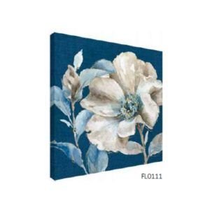 TELA CANVAS FLORES 3 60 X 60CM FL0111 (QUADRO) BRISA ARTES