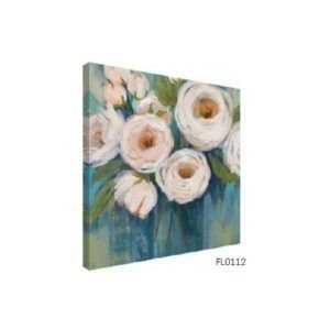 TELA CANVAS FLORES 3 60 X 60CM FL0112 (QUADRO) BRISA ARTES