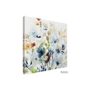 TELA CANVAS FLORES4 60 X 60CM FL0121 (QUADRO) BRISA ARTES