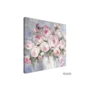 TELA CANVAS FLORES4 60 X 60CM FL0123 (QUADRO) BRISA ARTES