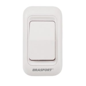 BOTAO SEM FIO P/ CAMPAINHA PILHA BRASFORT B.7892